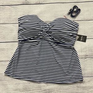 NWT Mossimi Swimsuit Top with Removable Straps
